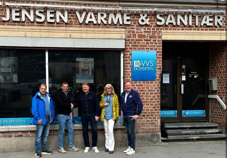 Den snart 94 år gamle rørleggerbedriften Jensen Varme & Sanitær blir nå en del av VB Gruppen, landets mest hurtigvoksende konsern innen rørleggertjenester. 