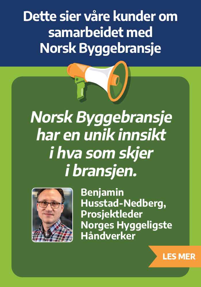 Sammen bygger vi stolthet for håndverksfag