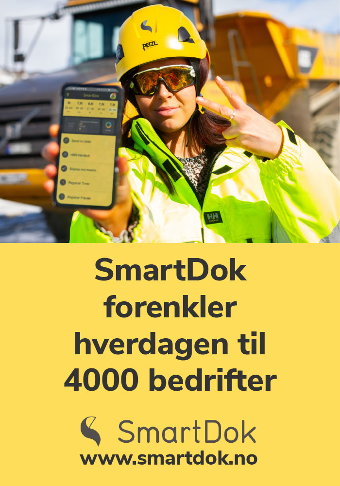 SmartDok hjelper 4 000 bedrifter SmartDok, en ledende aktør innen bygg- og anleggssektoren, tilbyr nå en unik mulighet for bedrifter til å bli Miljøfyrtårn-sertifisert,