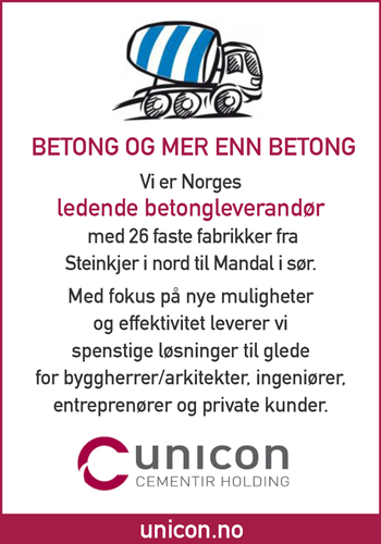 Unicon AS| Betong og mer en Betong|Norske Byggeprosjekter
