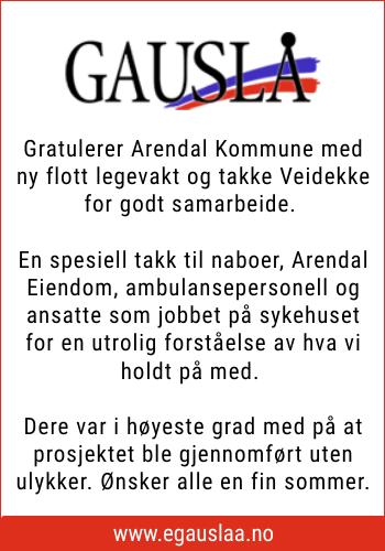 Gaulslå AS - Arendal nye legevakt