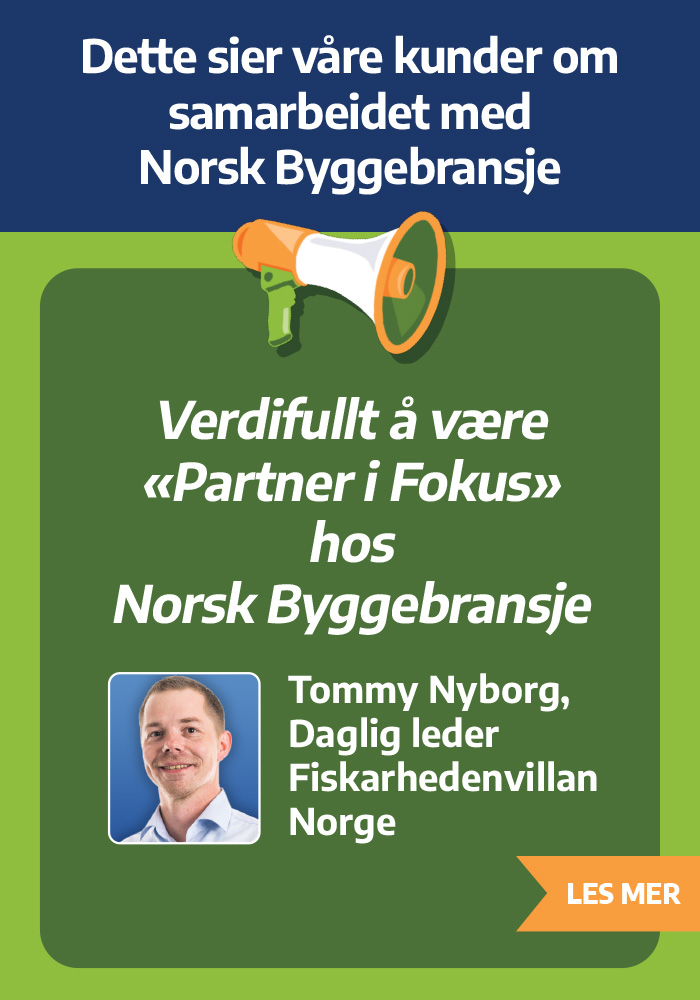 Setter ny standard i byggebransjen
