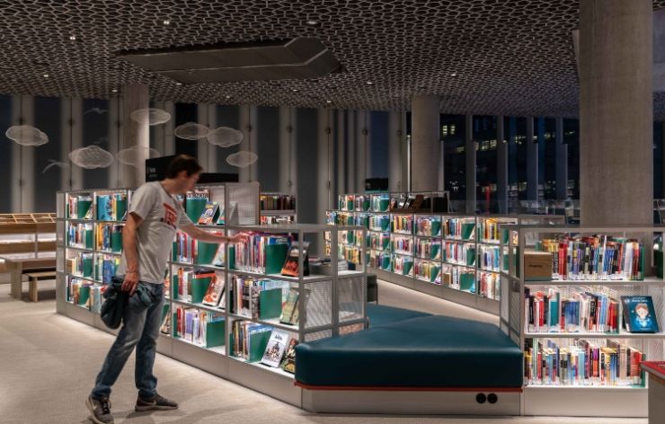 Nye Deichmanske hovedbibliotek – reolbelysning