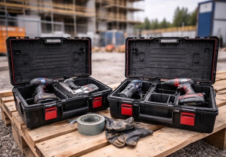 Tyveri fra byggeplass - maskiner og utsyr stjeles først