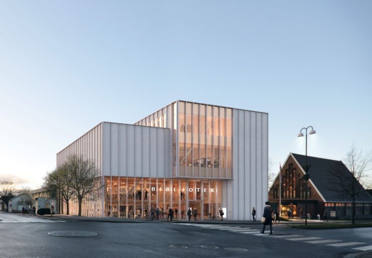 Sarpsborg kommune og NCC har i dag signert avtalen for byggingen av nye Sarpsborg bibliotek. Kontrakten har en verdi på 70 millioner kroner.