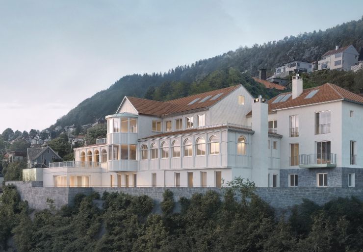 Det gamle og ærverdige lyststedet Bellevue i Bergen, oppført i 1796, skal bli til 5 fantastiske leiligheter. Backe er valgt som entreprenør for prosjektet, som har fått navnet «Nye Bellevue».