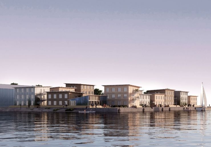 Moelven Byggmodul skal bygge en ny studentby med 311 hybler i København. De 15 byggene produseres som 156 tremoduler på Moelv før de fraktes til Danmark, og er planlagt slik at de senere kan demonteres og flyttes til en ny lokasjon.