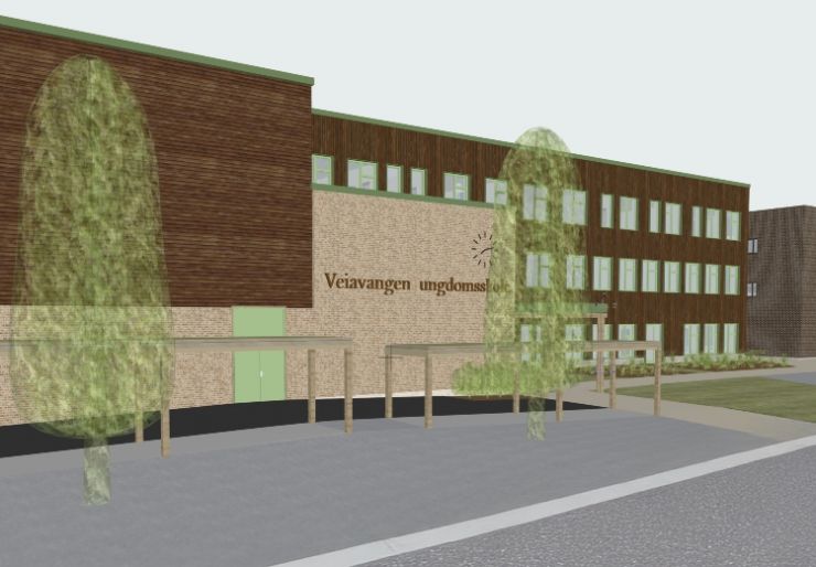Klart for byggestart på Veiavangen skole Etter et forprosjekt med samspill mellom Peab og Drammen Eiendom KF er det nå klart for oppstart på oppgraderingen av Veiavangen ungdomsskole i Mjøndalen. Peab er valgt som totalentreprenør.