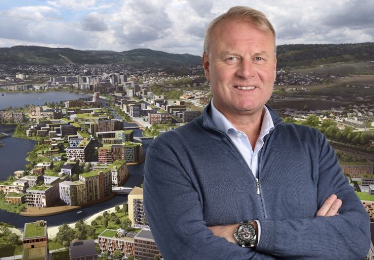 Anders Edbo blir ny toppsjef i Eidos Eiendomsutvikling AS. Selskapet er største grunneier på Lierstranda som skal forvandles til en moderne og urban fjordby for 16.000 innbyggere.