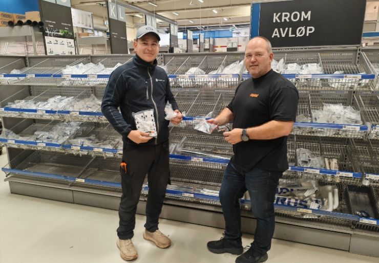 Bjørn-Morten Bordvig hos Faluplast, tilbringer mer tid ute blant rørleggerne enn på kontoret.