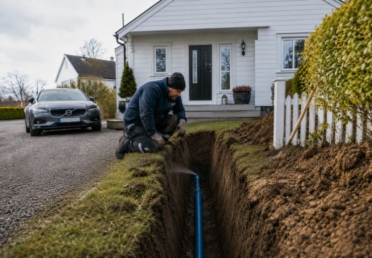 Private stikkledninger gir store vannlekkasjer Lekkasjer på private stikkledninger står for en betydelig del av vanntapet i norske vannforsyningssystemer.