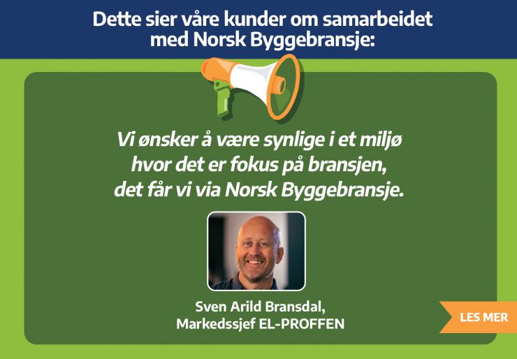 EL-PROFFEN forlenger med Norsk Byggebransje
