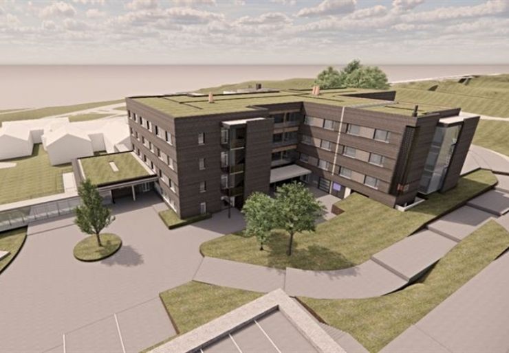 Veidekke: Bygger sykehjem og legevakt i Porsgrunn Veidekke har inngått avtale med Porsgrunn kommune om å oppføre et miljøsertifisert bygg med et nytt trinn på Mule sykehjem og ny legevakt for Porsgrunn og Bamble kommuner. Oppdraget er en totalentreprise verdt 261 millioner kroner ekskl. mva.