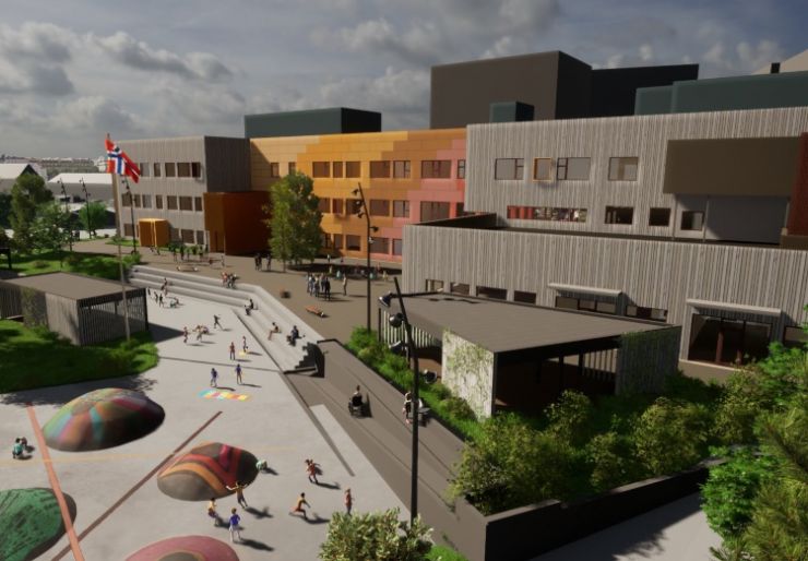Veidekke bygger ny skole i Kristiansand