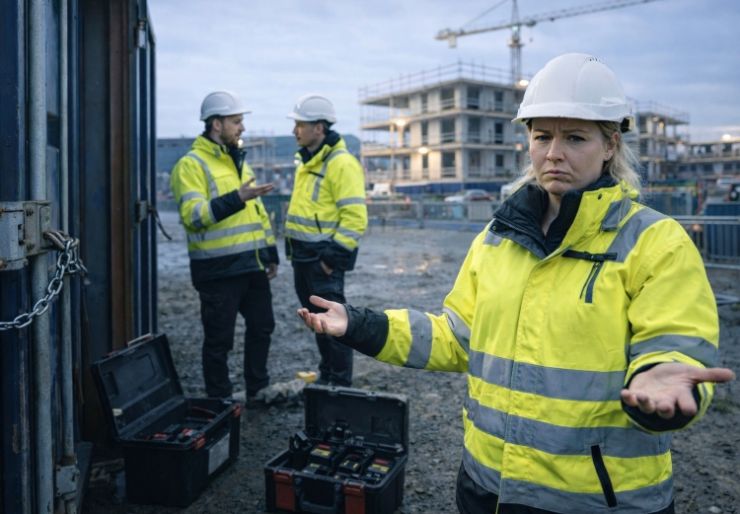 Tyveri fra norske byggeplasser Tyveri fra byggeplasser fører til både frustrasjon og forsinkelser
