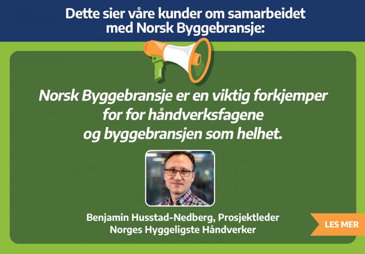 Sammen bygger vi stolthet for håndverksfag