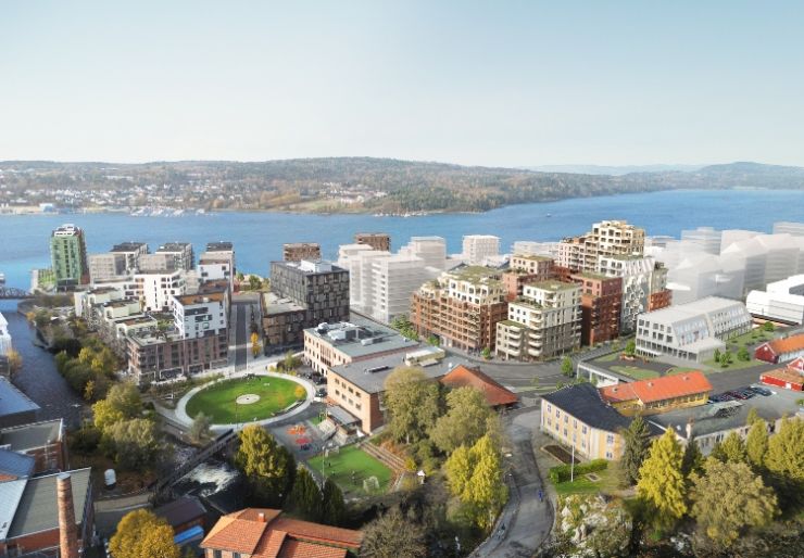 Usbl og Höegh Eiendom inngår et langsiktig partnerskap om videre utvikling av Verket i Moss.