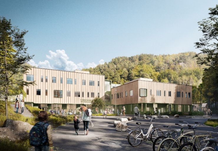 Tvedestrand kommune har tildelt Veidekke oppdraget om å bygge ny barneskole på Lyngmyr i Tvedestrand. Kontrakten er totalentreprise verdt 172 millioner kroner ekskl. mva.
