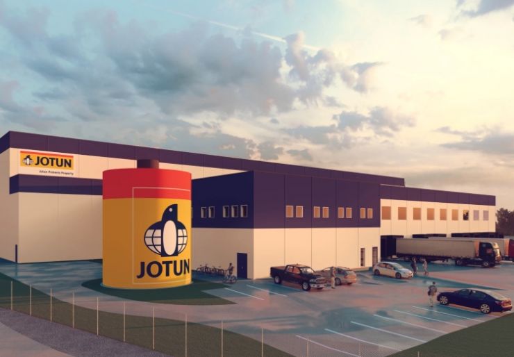 Betonmast bygger nytt lager- og logistikkbygg for Jotun Betonmast Buskerud-Vestfold har signert avtale med Jotun om bygging av et nytt lager- og logistikkbygg på Danebuåsen i Sandefjord.