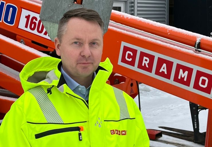 Tidligere viseadministrerende direktør i Saferoad, Eirik Tyrihjell er ansatt som ny regionsdirektør i Cramo.