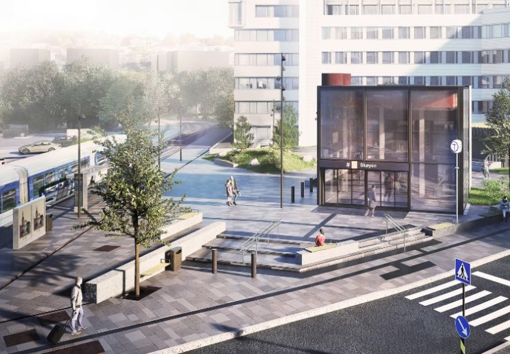 Bravida leverer elektro til nye Skøyen T-banestasjon