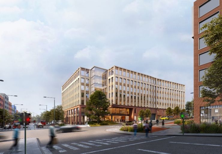 Møller Eiendom går nå i gang med byggingen av Hasle Kraft, etter at rammetillatelsen er på plass. Det nye kontorbygget på 17.300 kvadratmeter skal reise seg midt på Hasle og markerer en offensiv satsing i et marked der flere fortsatt velger å vente.