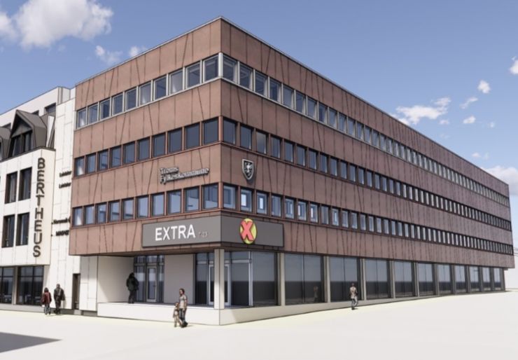 Peab Bogstrand har fått oppdraget med å rehabilitere fasade og tak på bygget i Fjordgate 5, i Harstad sentrum.