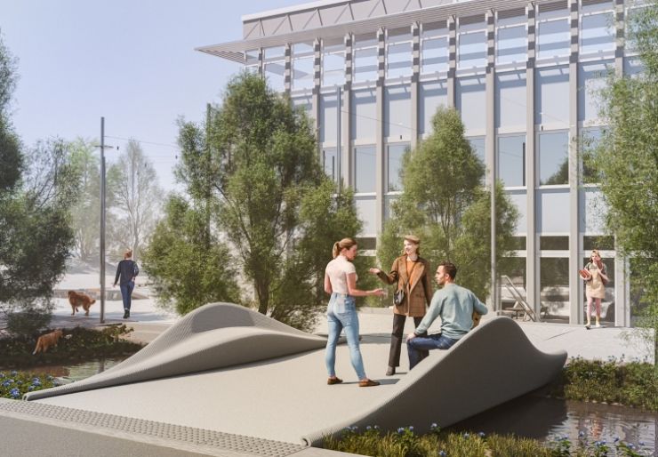 Statsbygg tester 3D-printing av betong i full skala