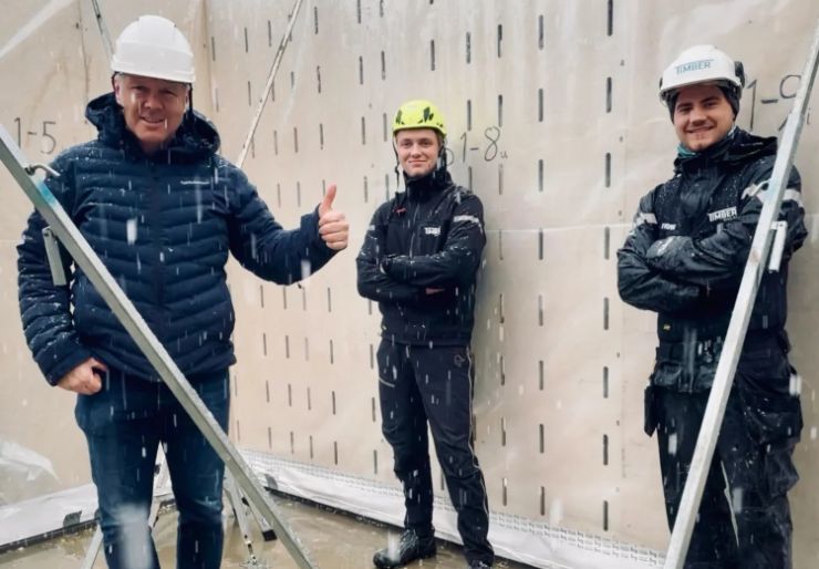 Nå bygges Norges første BoxWall hus i Trondheim 