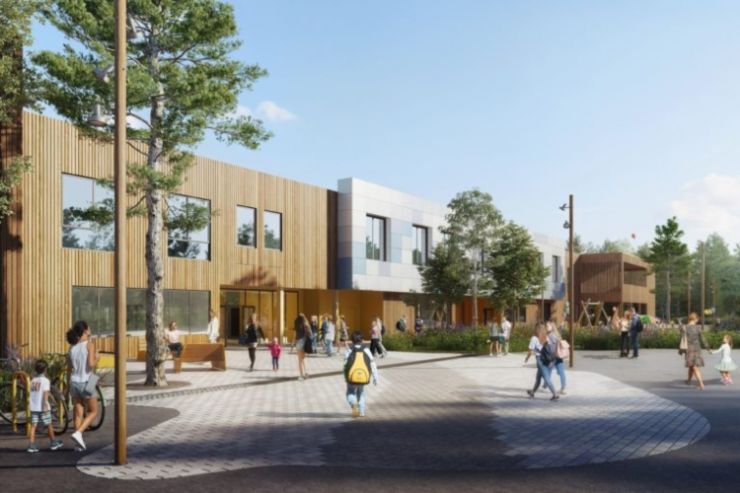 Betonmast Røsand bygger ny skole på Averøy