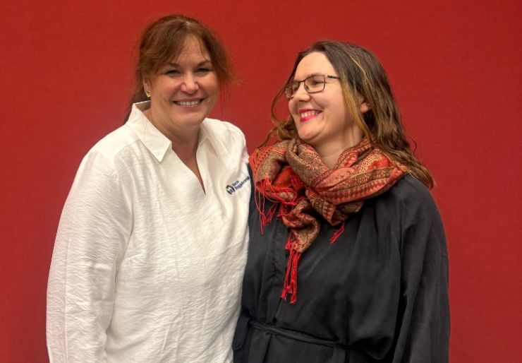 Ellen Øiesvold Palsen, ansvarlig utgiver Norsk Byggebransje og Mariya Simon, Senior miljørådgiver innen strategisk ombruk i Rambøll.