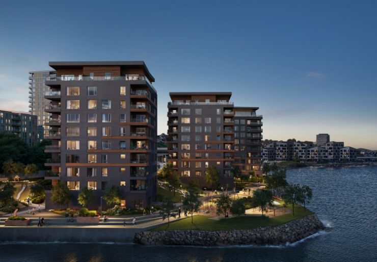Siste byggetrinn i gang – 58 nye leiligheter på Consulens Brygge