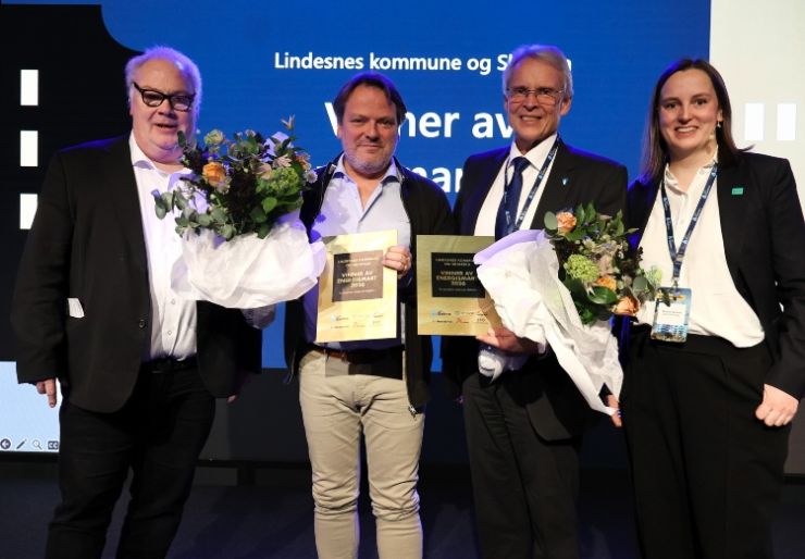 Lindesnes kommune og Skanska er vinnerne av Energismartprisen 2026 for Lindesnes helsehus.