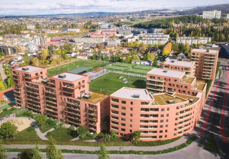 AF Gruppen har inngått avtale med Rolvsrud Idrettspark Holding om bygging av 300 leiligheter på Lørenskog utenfor Oslo. Prosjektet vil gjennomføres som totalentreprise og har en verdi på MNOK 810 ekskl. mva.