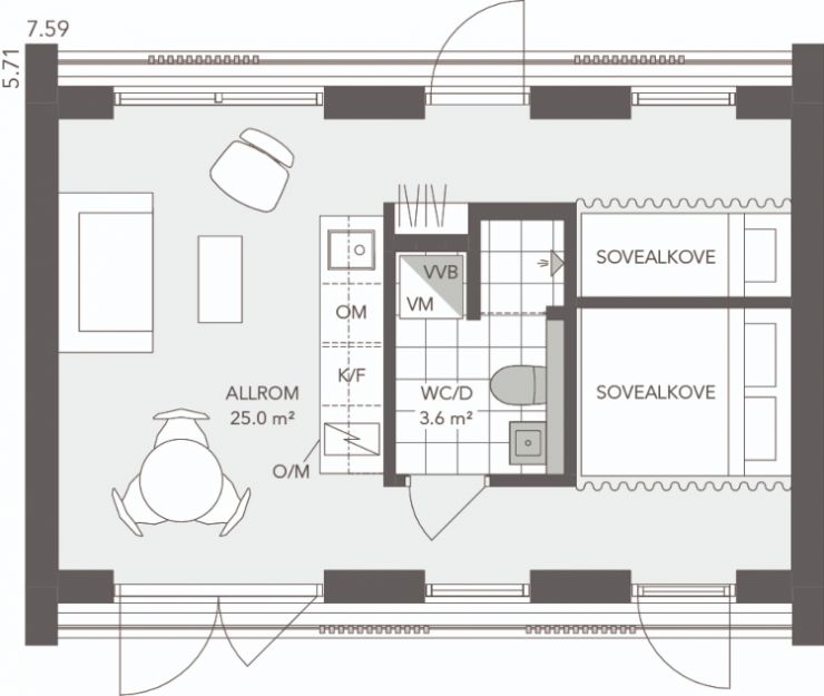 Minihus by Fiskarhedenvillan Minihus by Fiskarhedenvillan