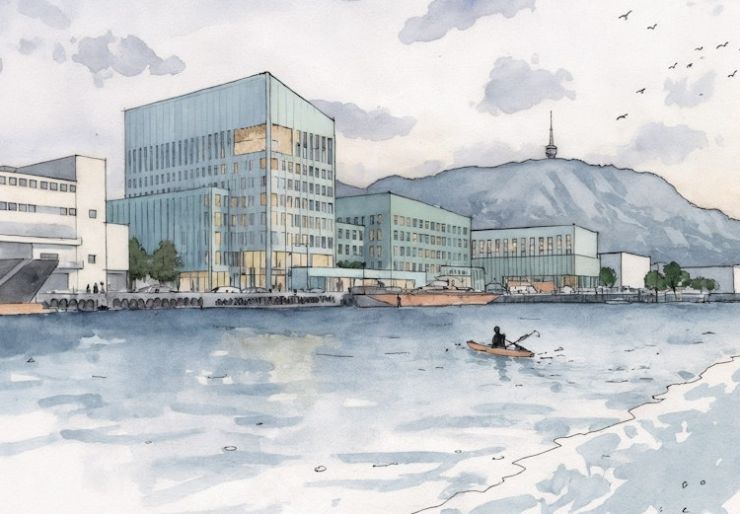 Statsbygg leverer planforslag for nytt bygg på Dokken