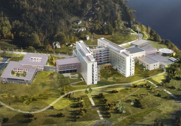 GK signerte i dag kontrakt på 160 millioner kroner på prosjektering og installasjon av ventilasjonsanlegg på det nye sykehuset Nordmøre og Romsdal (SNR).