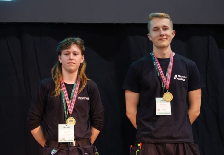 Brage Martin Eilertsen Vedaa fra Bergen og Håvard Kleive fra Møre og Romsdal er kåret til norgesmestere i henholdsvis elektrikerfaget og telekommunikasjonsfaget etter tre intense konkurransedager under Eliaden på Lillestrøm.