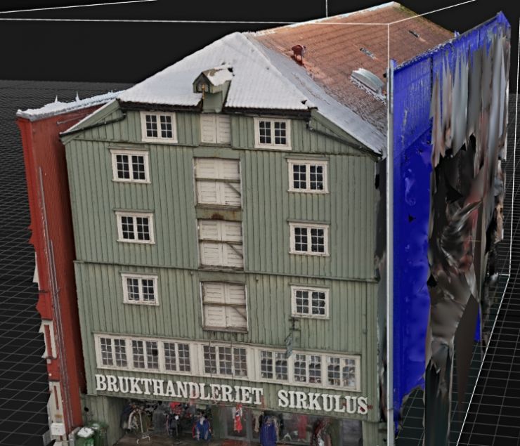 3D-teknologi skal redde Trondheims gamle brygger 1700-talls bryggehus i Trondheim får digital tvilling